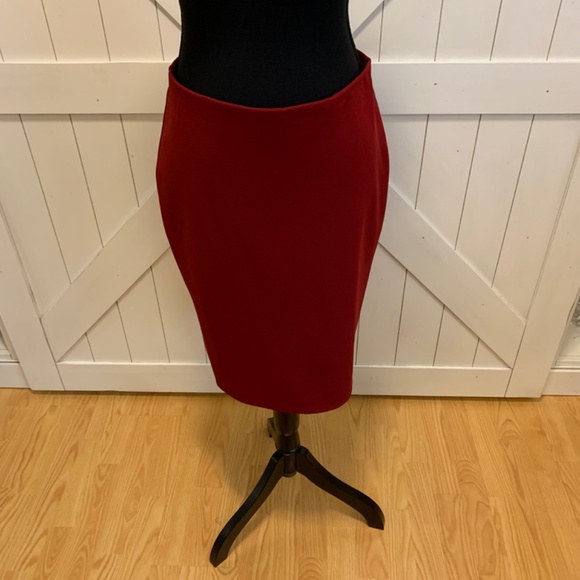 Reddish Burgundy Le Chateau Skirt for Women - Size Small - Picture 2 of 6